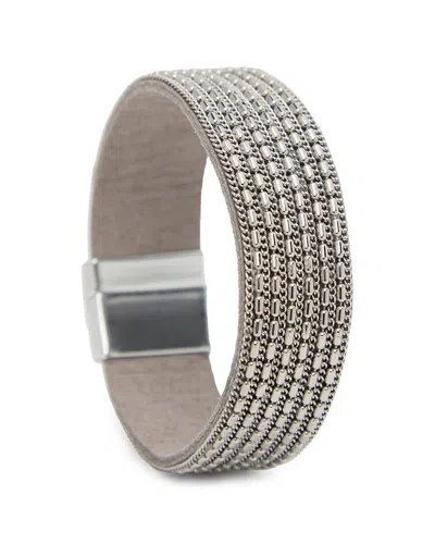 SAACHI SAACHI MULTI-STRAND MESH BRACELET