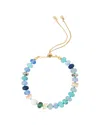 Saachi Beaded Slider Bracelet In Multi