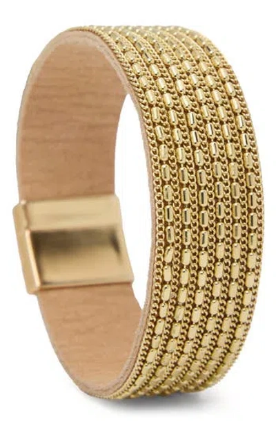 Saachi Multistrand Bracelet In Gold
