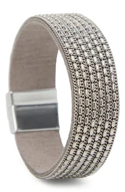 Saachi Multistrand Bracelet In Metallic