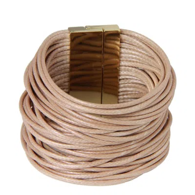 Saachi Nude Multi-cord Bracelet