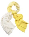 Saachi Ombre Cashmere & Silk-blend Scarf In Yellow