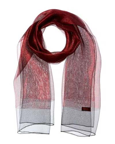 Saachi Ombre Glitz Scarf In Red