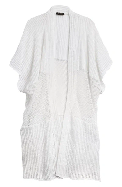Saachi Open Knit Cover-up In White