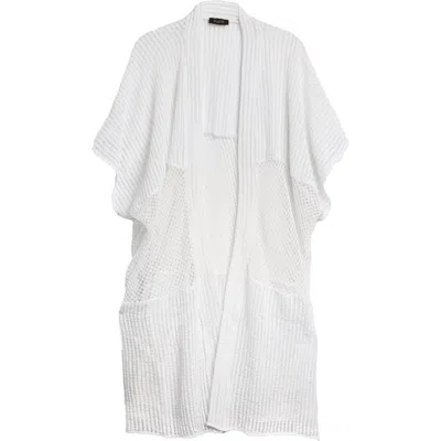 Saachi Open Knit Cover-up In White