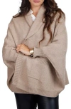 Saachi Oversize Ribbed Knit Cardigan In Taupe