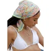 Saachi Oversized Paisley Scarf In Pastel Green