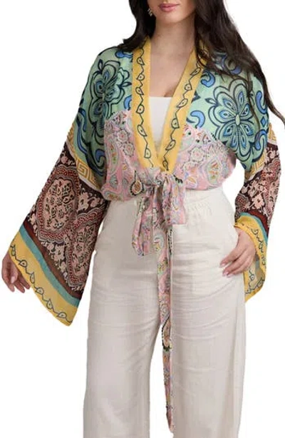Saachi Paisley Tie Front Tunic