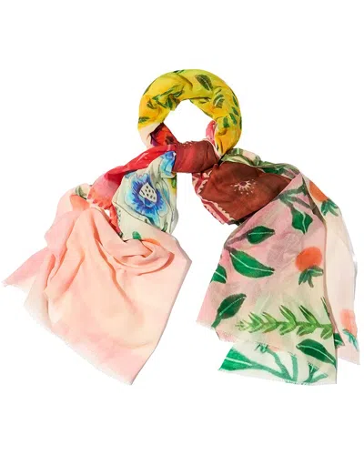 Saachi Patchwork Printed Scarf In Multi