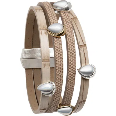 Saachi Pear Adornments Leather Bracelet