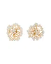 Saachi Pearl Webbed Earrings In Multi