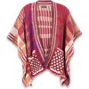 Saachi Plaid Topper In Multi