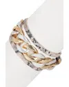 Saachi Plated Bracelet In Multi
