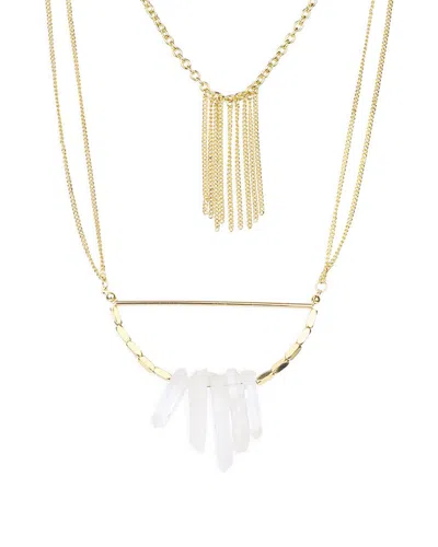 Saachi Plated Necklace In Gold