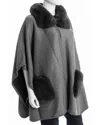 Saachi Posketed Kimono In Grey