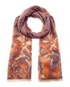 Saachi Reverse Wildflower Scarf
