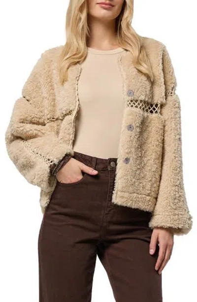 Saachi Reversible Fleece Jacket In Metallic