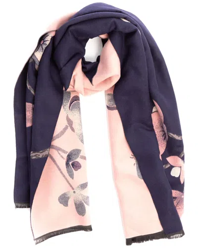 Saachi Reversible Scarf In Blue