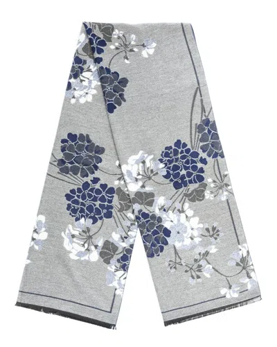 Saachi Reversible Scarf In Blue