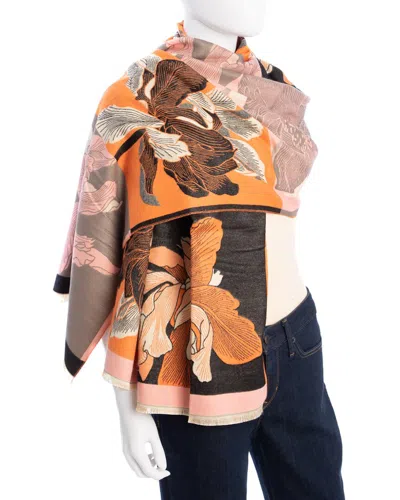 Saachi Reversible Scarf In Orange