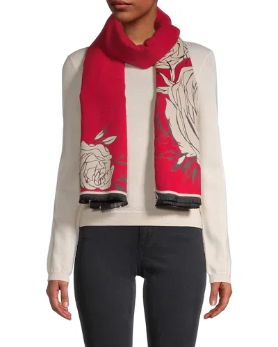 Saachi Reversible Scarf In Red