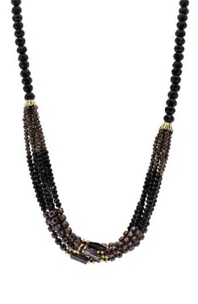 Saachi Sangria Necklace In Black