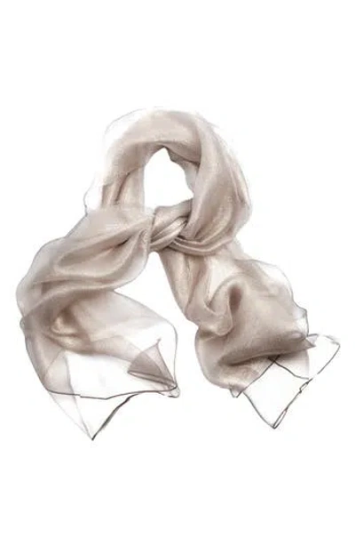 Saachi Shimmering Scarf In Rose Gold