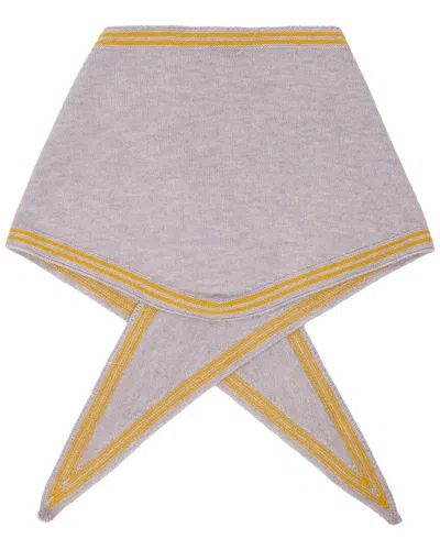 SAACHI SAACHI SOLID TRIANGLE SCARF