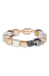 Saachi Square Beaded Bracelet In Multi