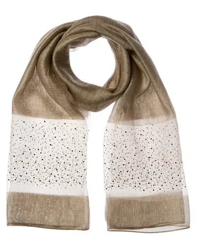 SAACHI SAACHI STAR GAZER SILK & WOOL-BLEND BLEND SCARF