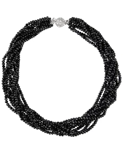 Saachi Statement Necklace In Black