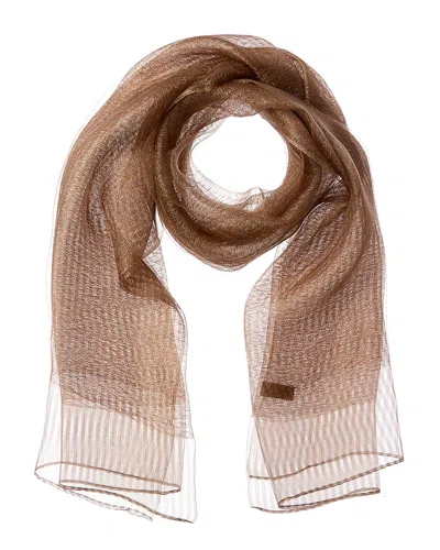 Saachi Striped Sparkle Sheer Wrap In Gold
