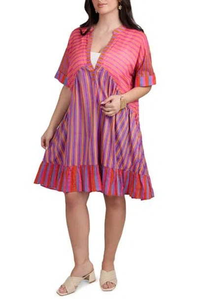 Saachi Striped Tunic Dress