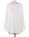 Saachi Talia Poncho In White