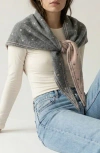 Saachi Triangle Scarf In Purple