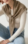 Saachi Triangle Scarf In Brown