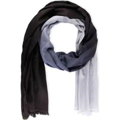 SAACHI SAACHI TWO-TONE CASHMERE & SILK SCARF