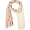 Saachi Cashmere & Silk-blend Scarf In Cream/taupe
