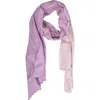 Saachi Two-tone Cashmere & Silk Scarf In Purple