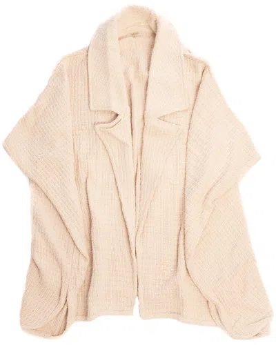 Saachi Waffle Jacket In White