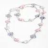 Saachi Women's Baroque Pearl Multi Long Pink Necklace In Pink