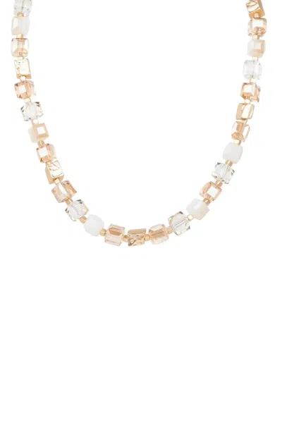 Saachi Women's Bead And Stone Statement Stone Necklace