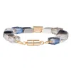 Saachi Women's Blue Faceted Bead & Stone Navy Bracelet In Multi