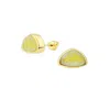 Saachi Women's Druzy Stone Studded Yellow Earrings In Yellow