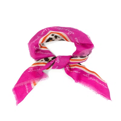 Saachi Women's Eco Luxe Print Luxe Bandana In Pink