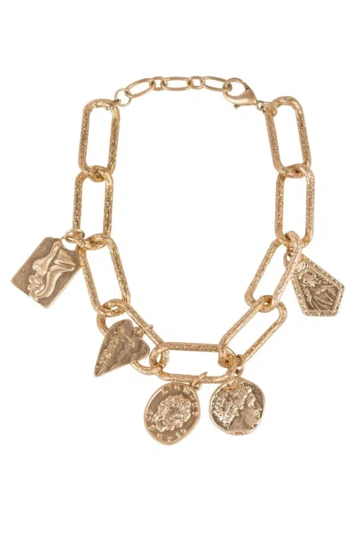 Saachi Women's Gold Augusta Charm Bracelet