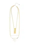 Saachi Women's Gold Boho Layered Chain Necklace In Gold