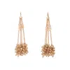 Saachi Cluster Tassel Drop Earrings In Gold