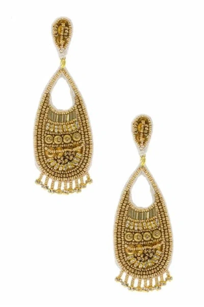 Saachi Women's Gold Kochi Teardrop Earring