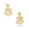 Saachi Women's Gold Multi Oval Abstract Dangle Earrings